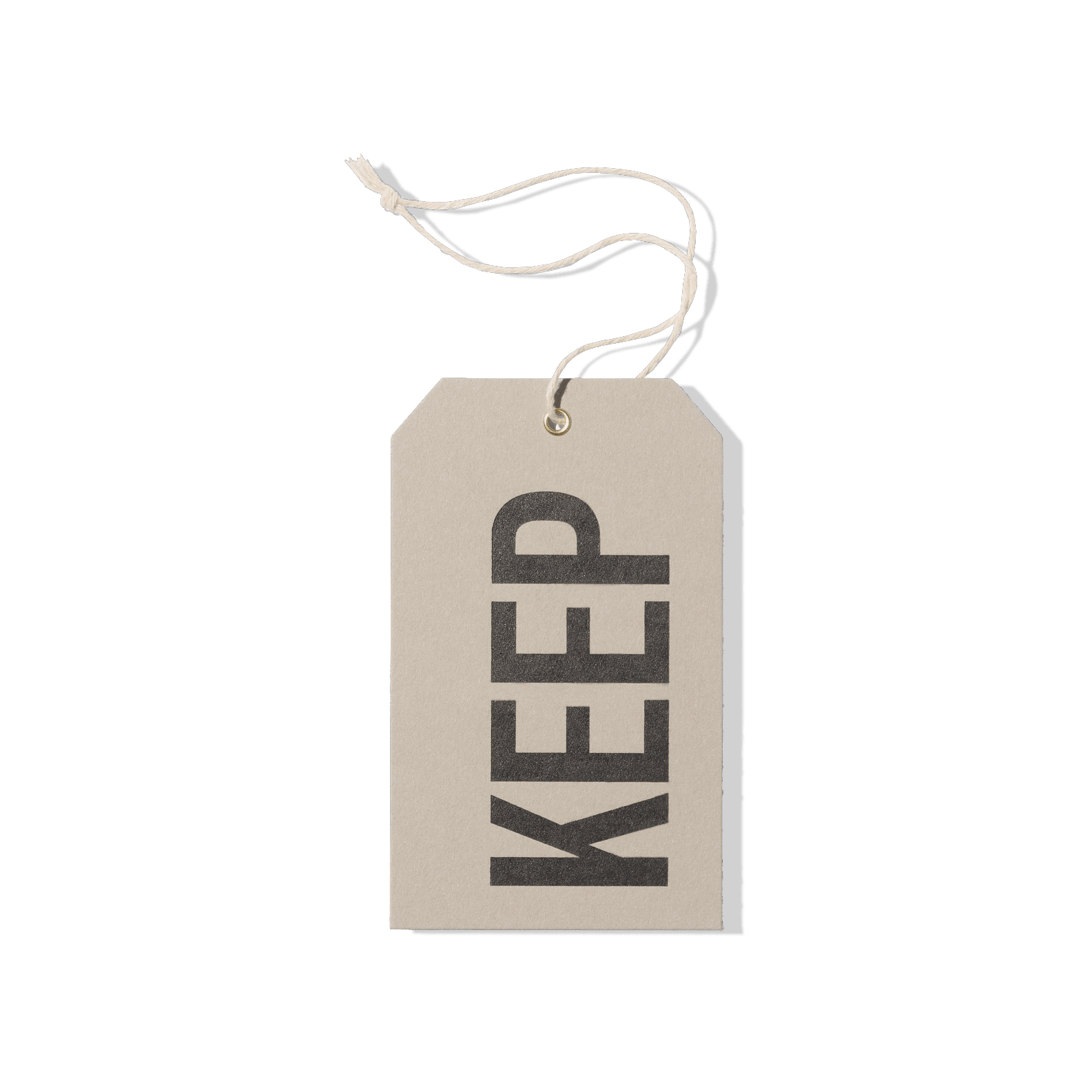 Papier Royal - "Keep" Hang Tag - Papier Royal
