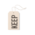 Papier Royal - "Keep" Hang Tag - Papier Royal