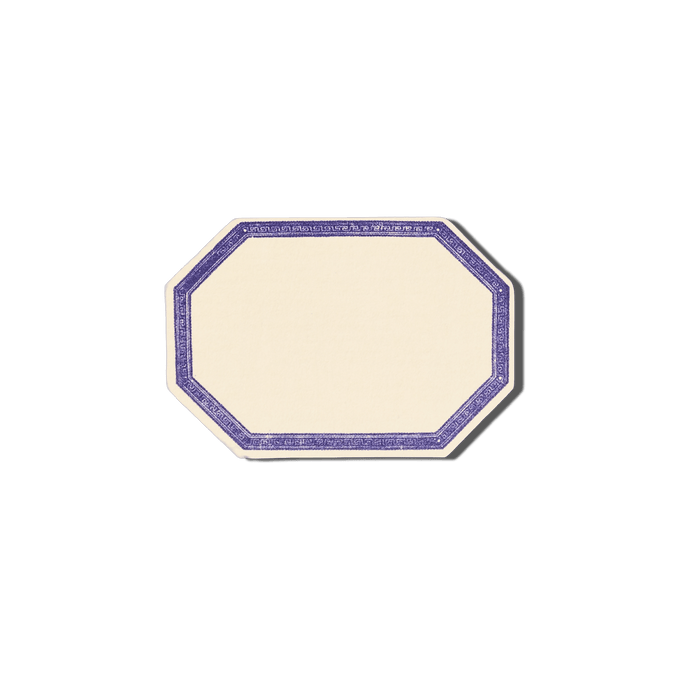 Papier Royal - Large Greek Key Octagon (Balzac Sticker Label) - Papier Royal
