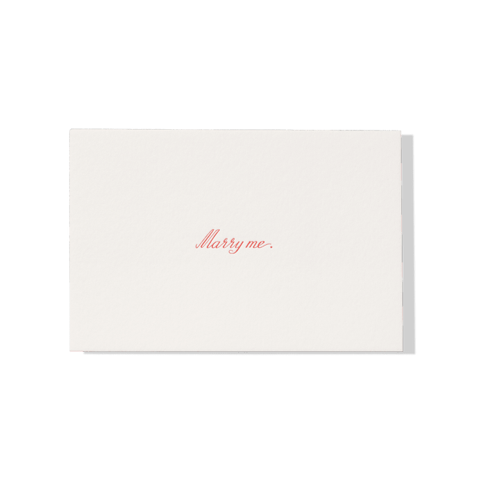 Papier Royal - Marry Me Greeting Card - Papier Royal