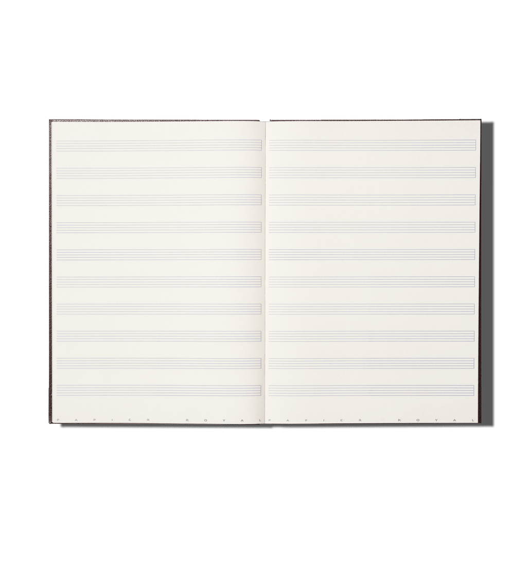 Papier Royal - Music Notebook A4 Leather - Papier Royal