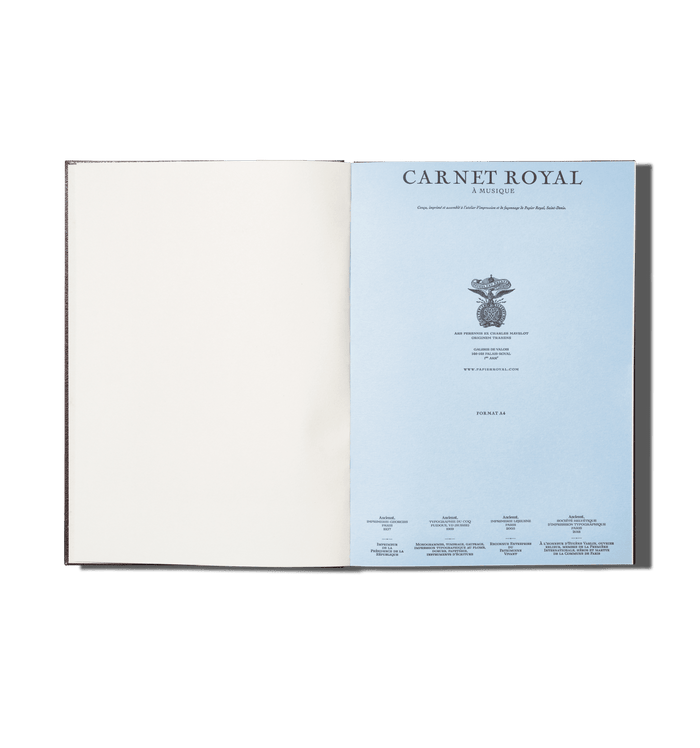 Papier Royal - Music Notebook A4 Leather - Papier Royal