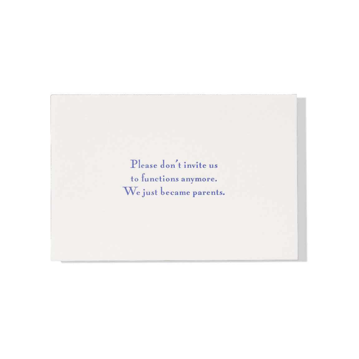 Papier Royal - Non-Invitation Greeting Card - Papier Royal