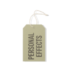 Papier Royal - "Personal Effects" Hang Tag - Papier Royal