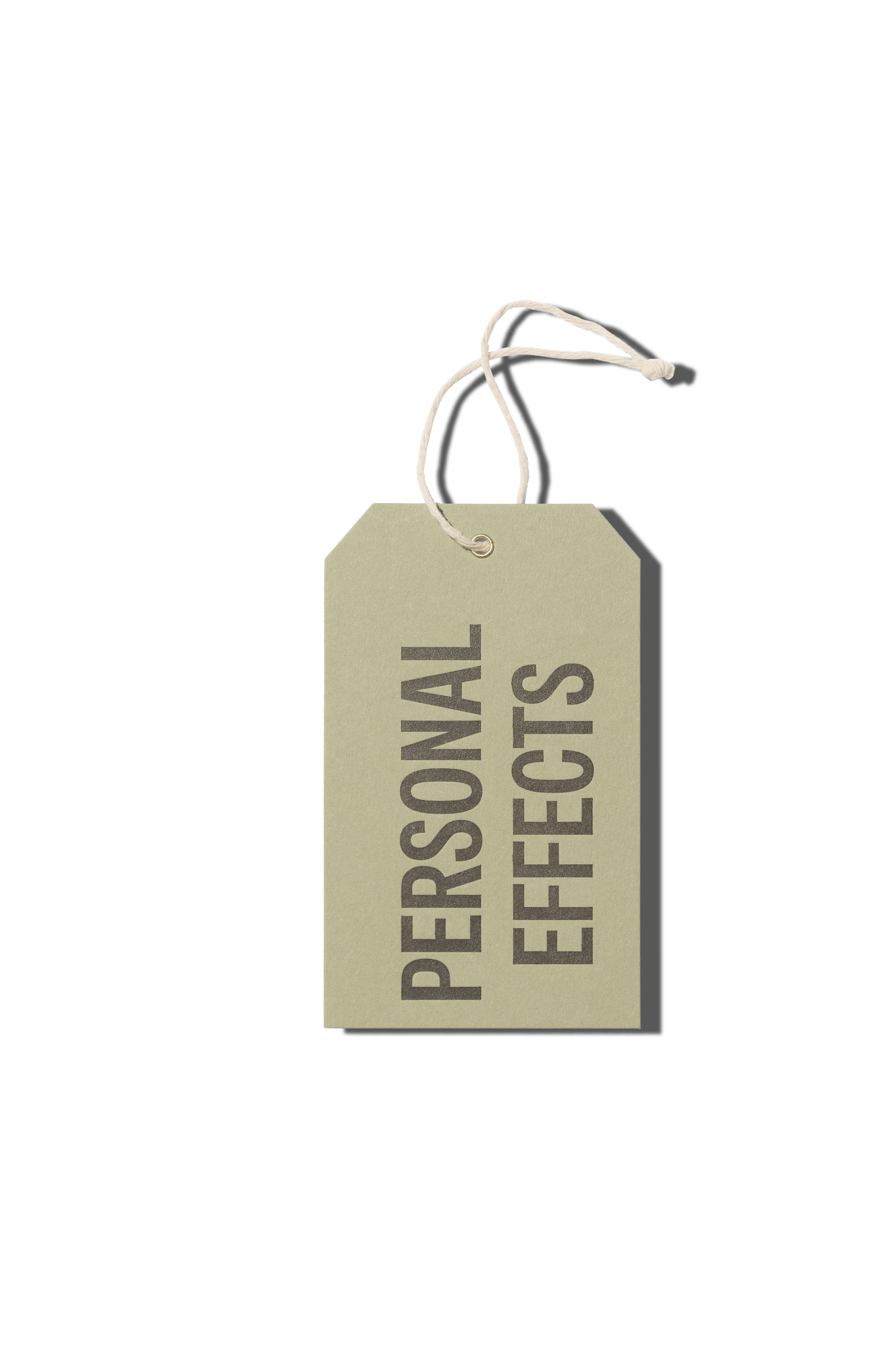 Papier Royal - "Personal Effects" Hang Tag - Papier Royal
