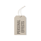Papier Royal - "Personal Effects" Hang Tag - Papier Royal