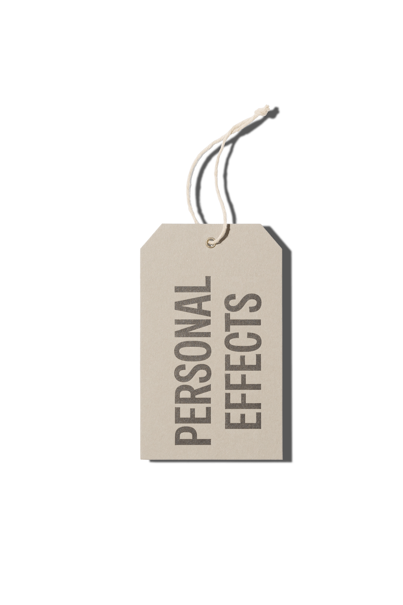 Papier Royal - "Personal Effects" Hang Tag - Papier Royal