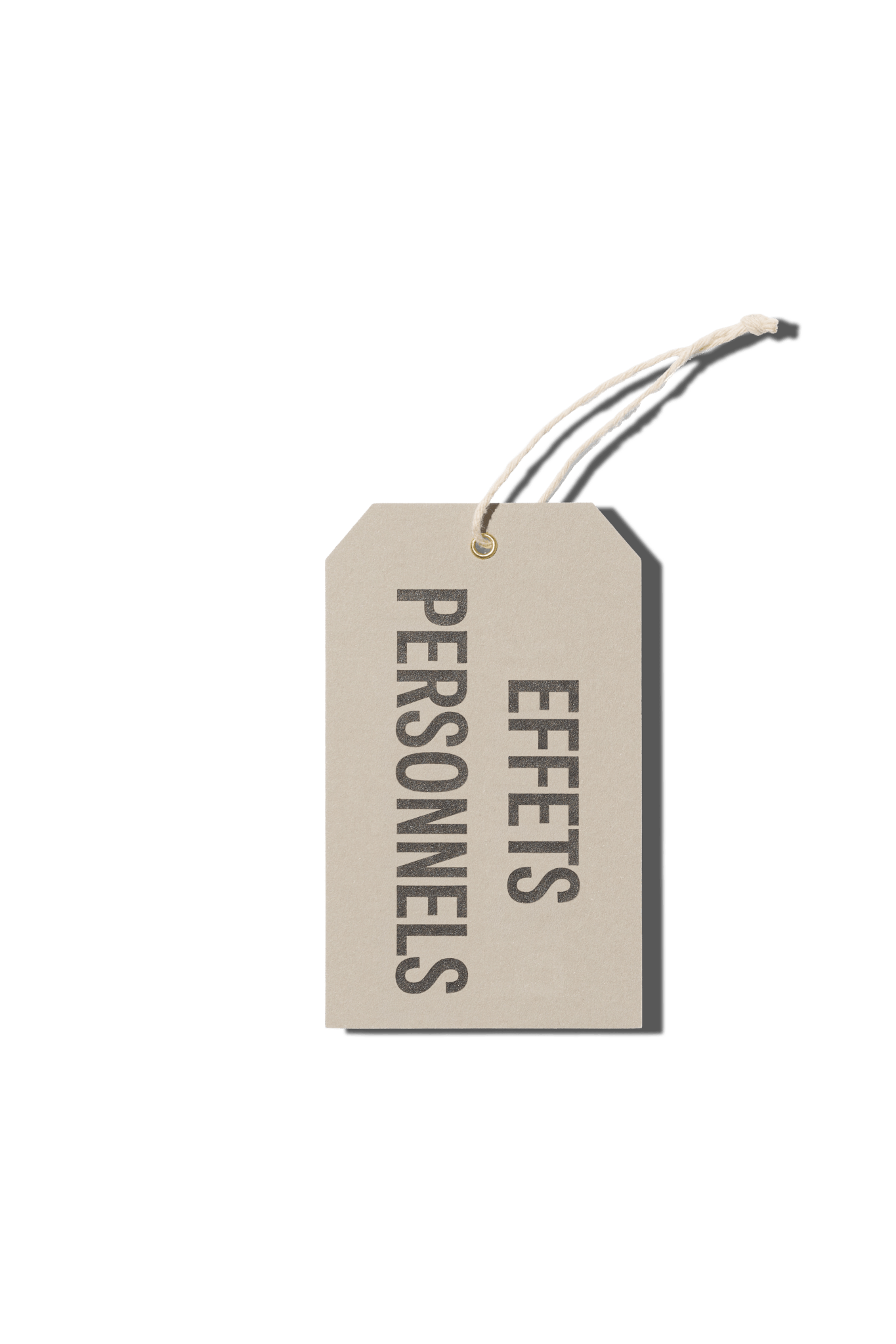 Papier Royal - "Personal Effects" Hang Tag - Papier Royal