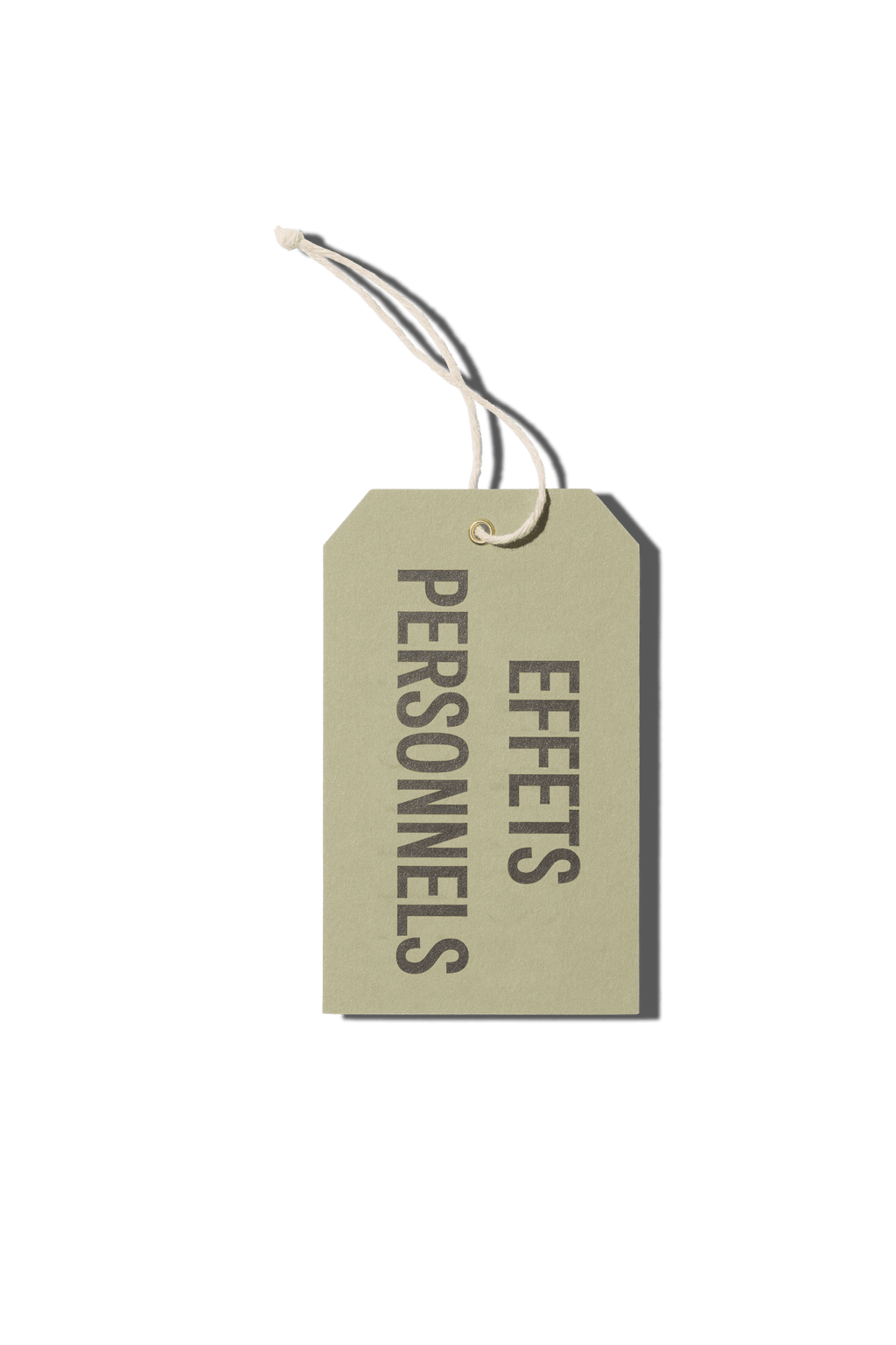 Papier Royal - "Personal Effects" Hang Tag - Papier Royal