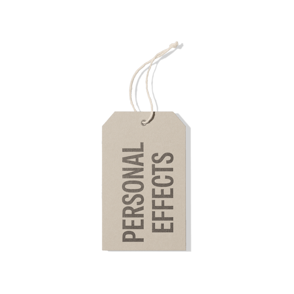 Papier Royal - "Personal Effects" Hang Tag - Papier Royal