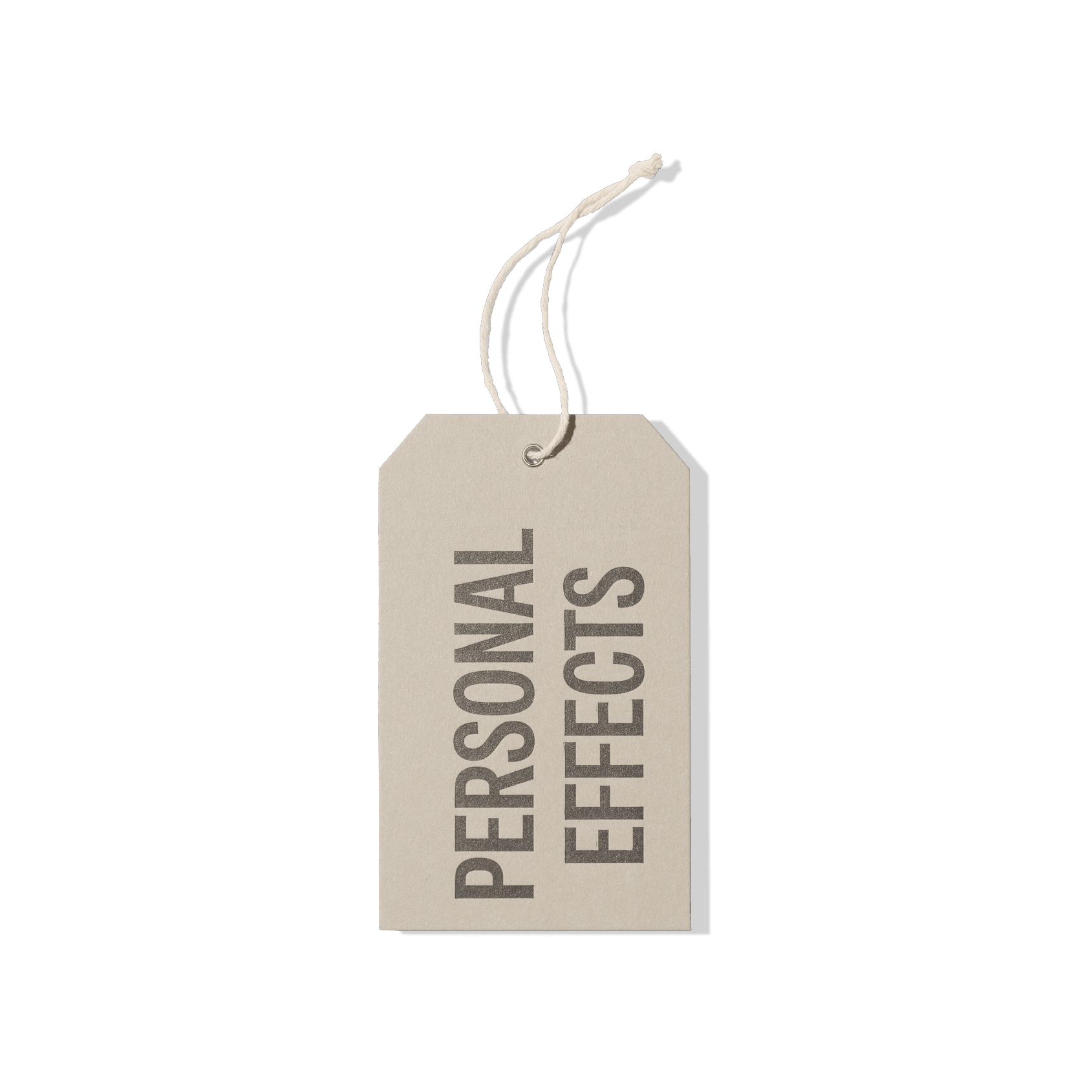 Papier Royal - "Personal Effects" Hang Tag - Papier Royal