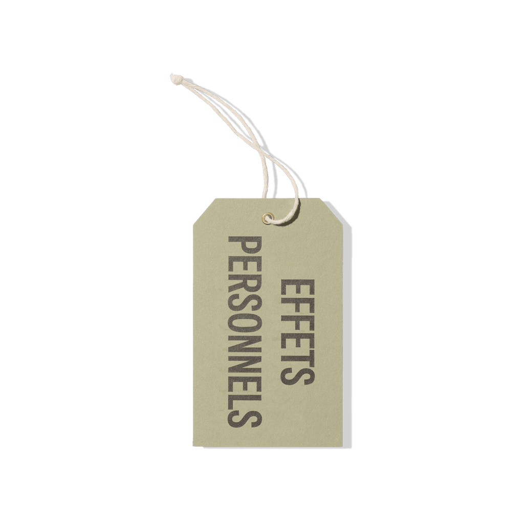 Papier Royal - "Personal Effects" Hang Tag - Papier Royal