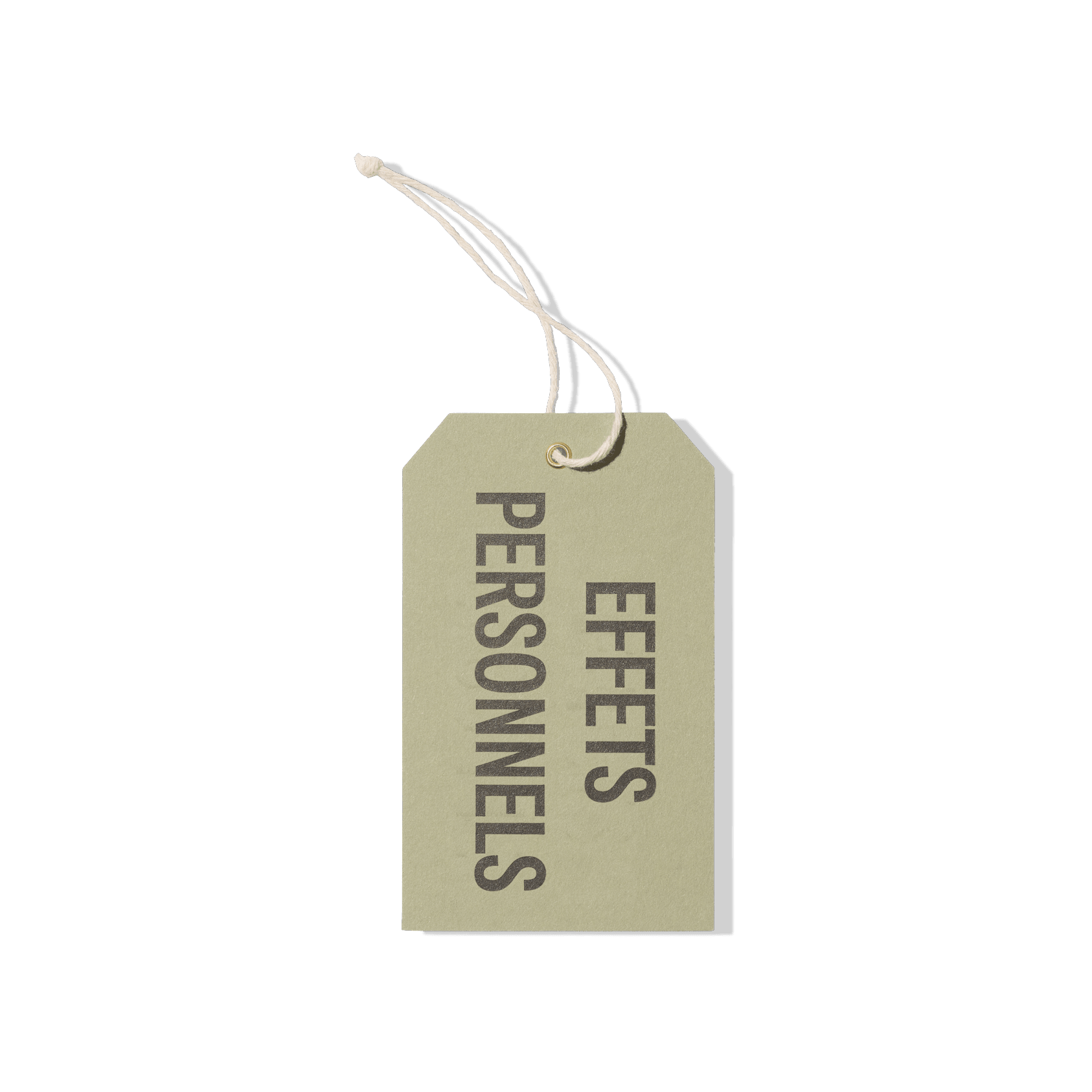 Papier Royal - "Personal Effects" Hang Tag - Papier Royal