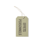 Papier Royal - "Personal Effects" Hang Tag - Papier Royal