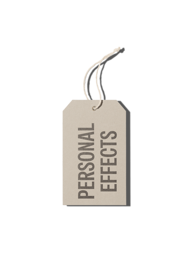 Papier Royal - "Personal Effects" Hang Tag - Papier Royal