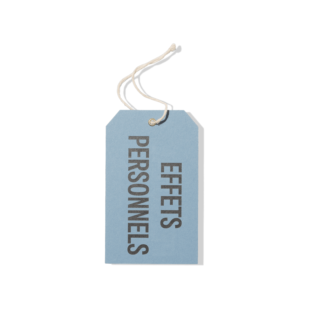 Papier Royal - "Personal Effects" Hang Tag - Papier Royal