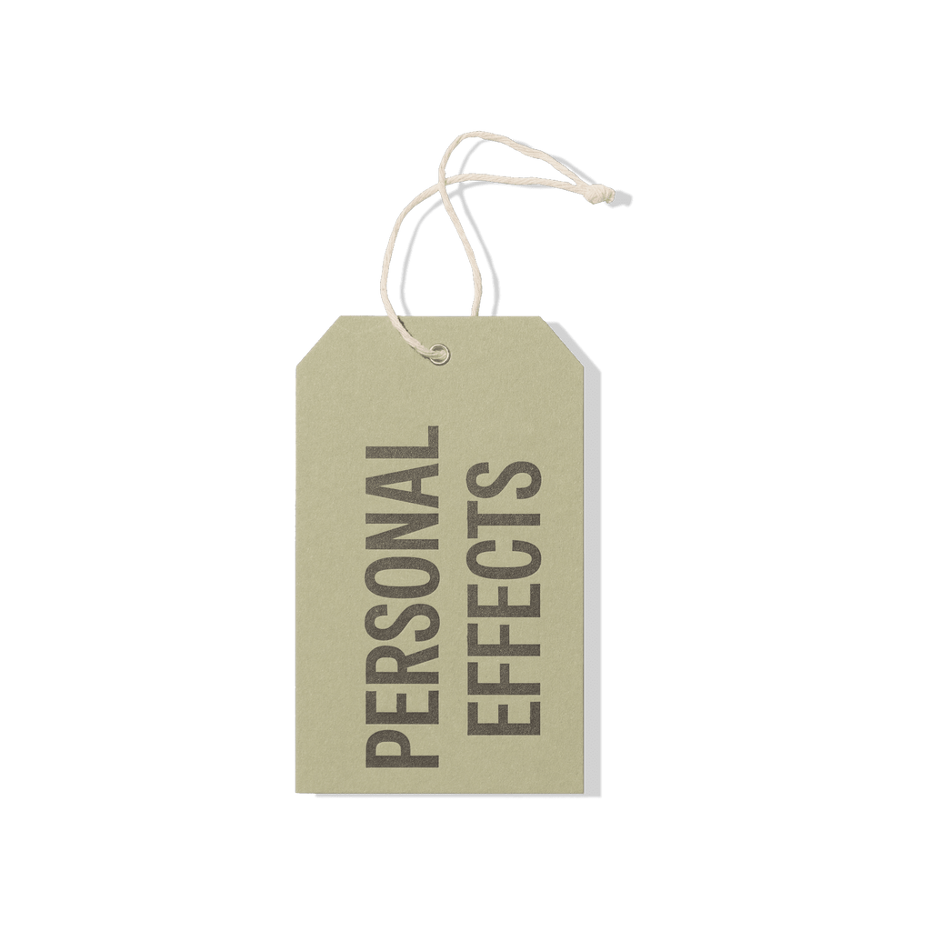 Papier Royal - "Personal Effects" Hang Tag - Papier Royal
