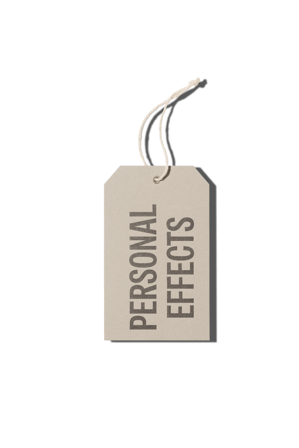 Papier Royal - "Personal Effects" Hang Tag - Papier Royal