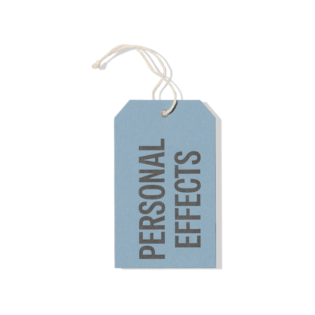 Papier Royal - "Personal Effects" Hang Tag - Papier Royal
