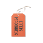 Papier Royal - "Personal Effects" Hang Tag - Papier Royal