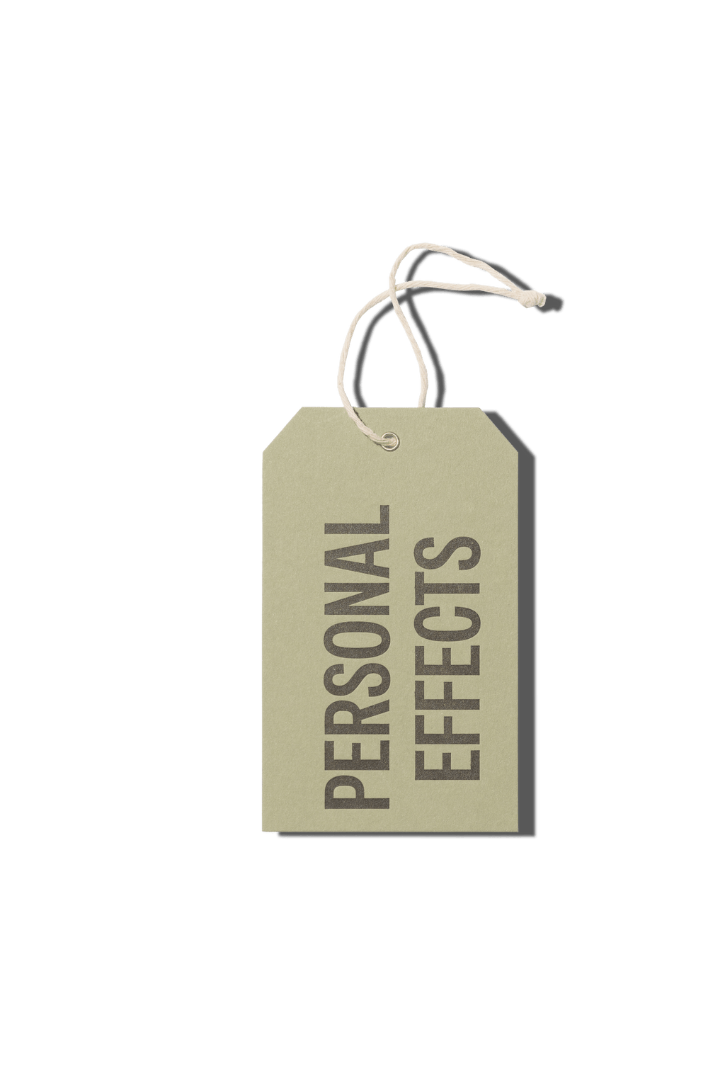 Papier Royal - "Personal Effects" Hang Tag - Papier Royal