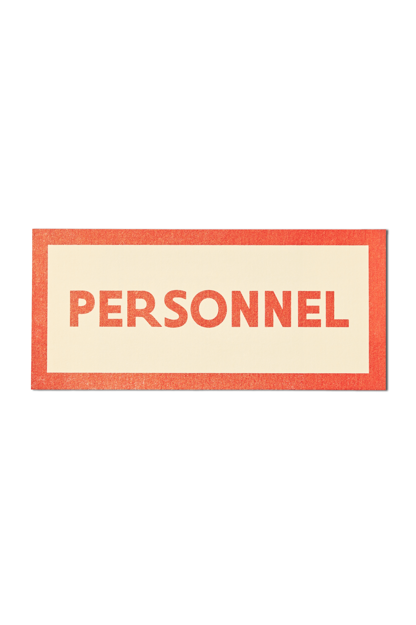 Papier Royal - "Personal" / "Personnel" Sticker Label - Papier Royal