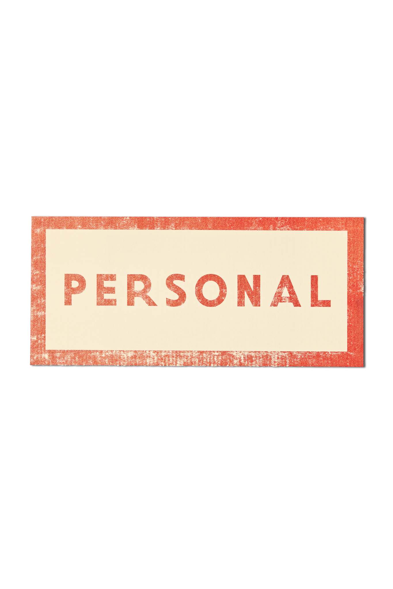 Papier Royal - "Personal" / "Personnel" Sticker Label - Papier Royal