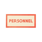 Papier Royal - "Personal" / "Personnel" Sticker Label - Papier Royal