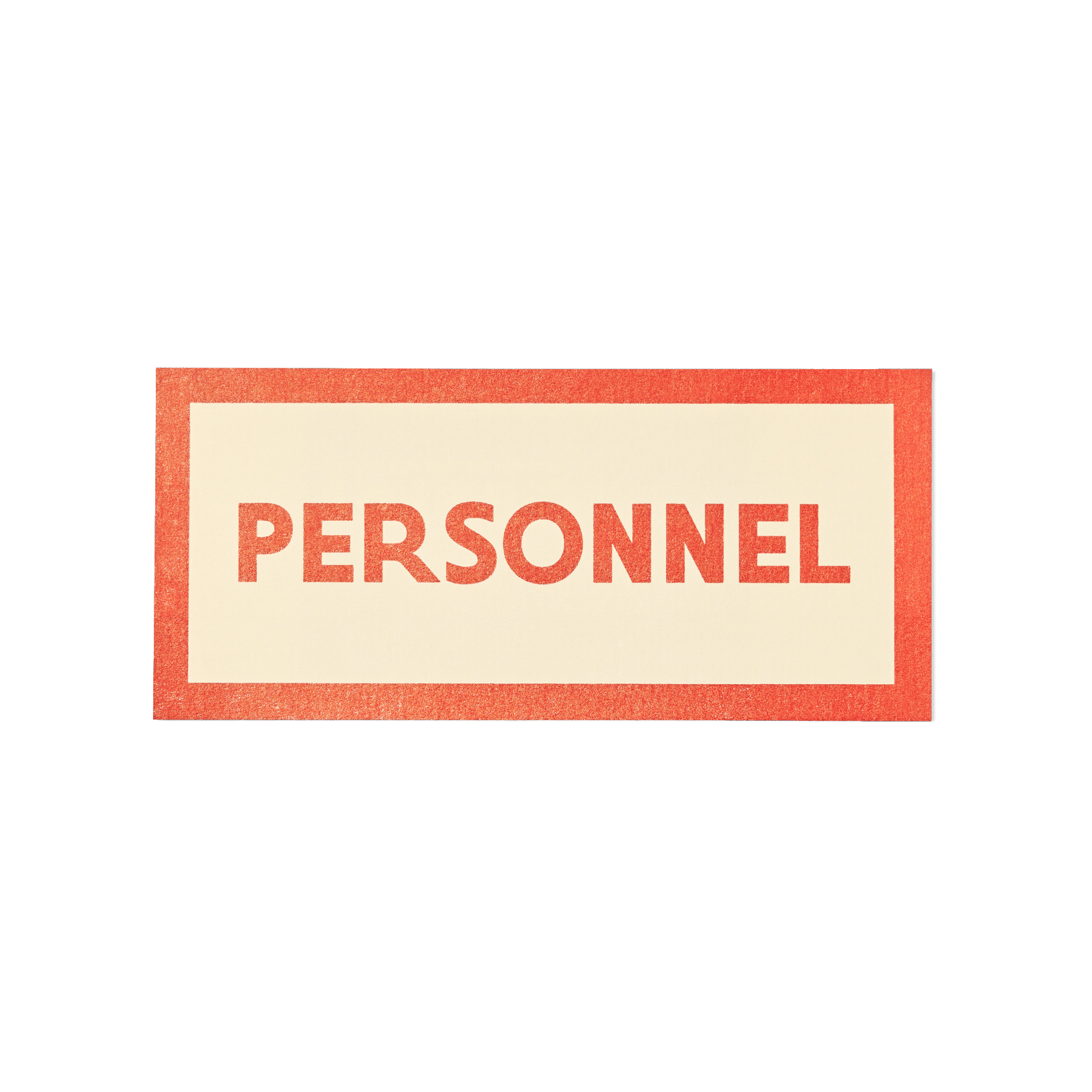 Papier Royal - "Personal" / "Personnel" Sticker Label - Papier Royal