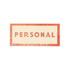 Papier Royal - "Personal" / "Personnel" Sticker Label - Papier Royal