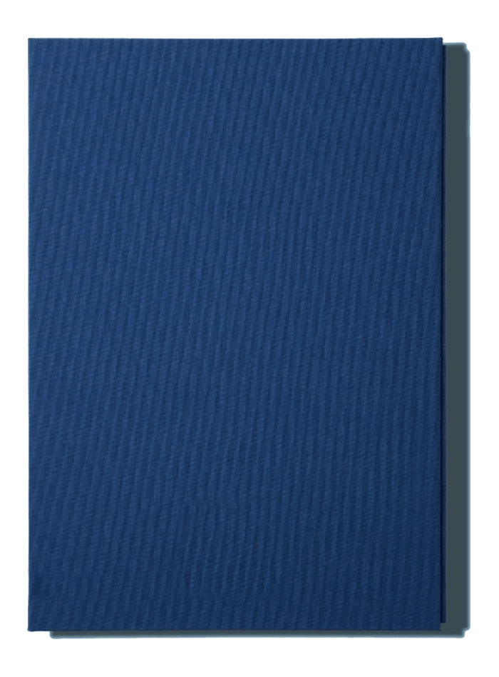 Papier Royal - Royal Notebook A4 Dark Blue Canvas - Papier Royal