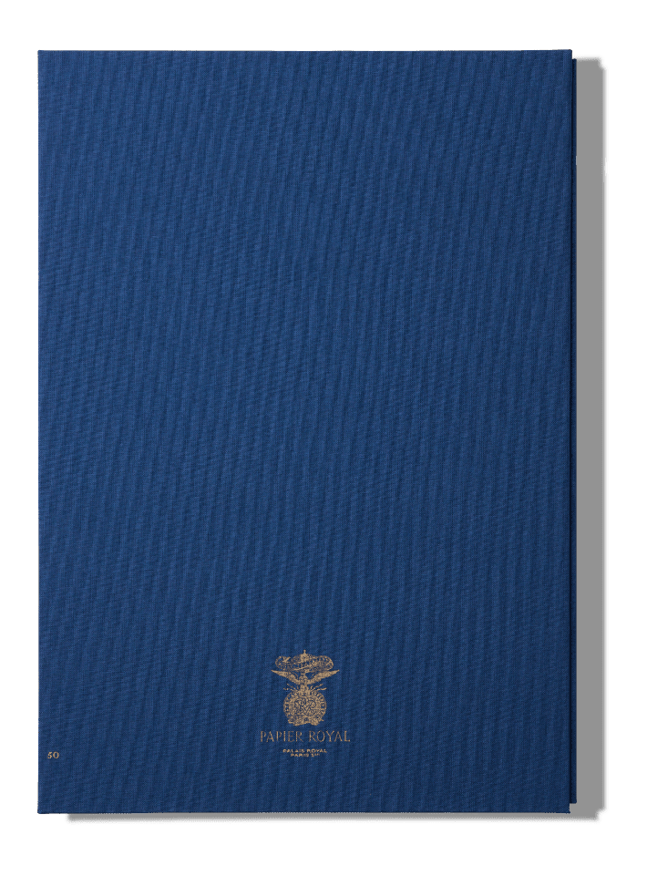 Papier Royal - Royal Notebook A4 Dark Blue Canvas - Papier Royal