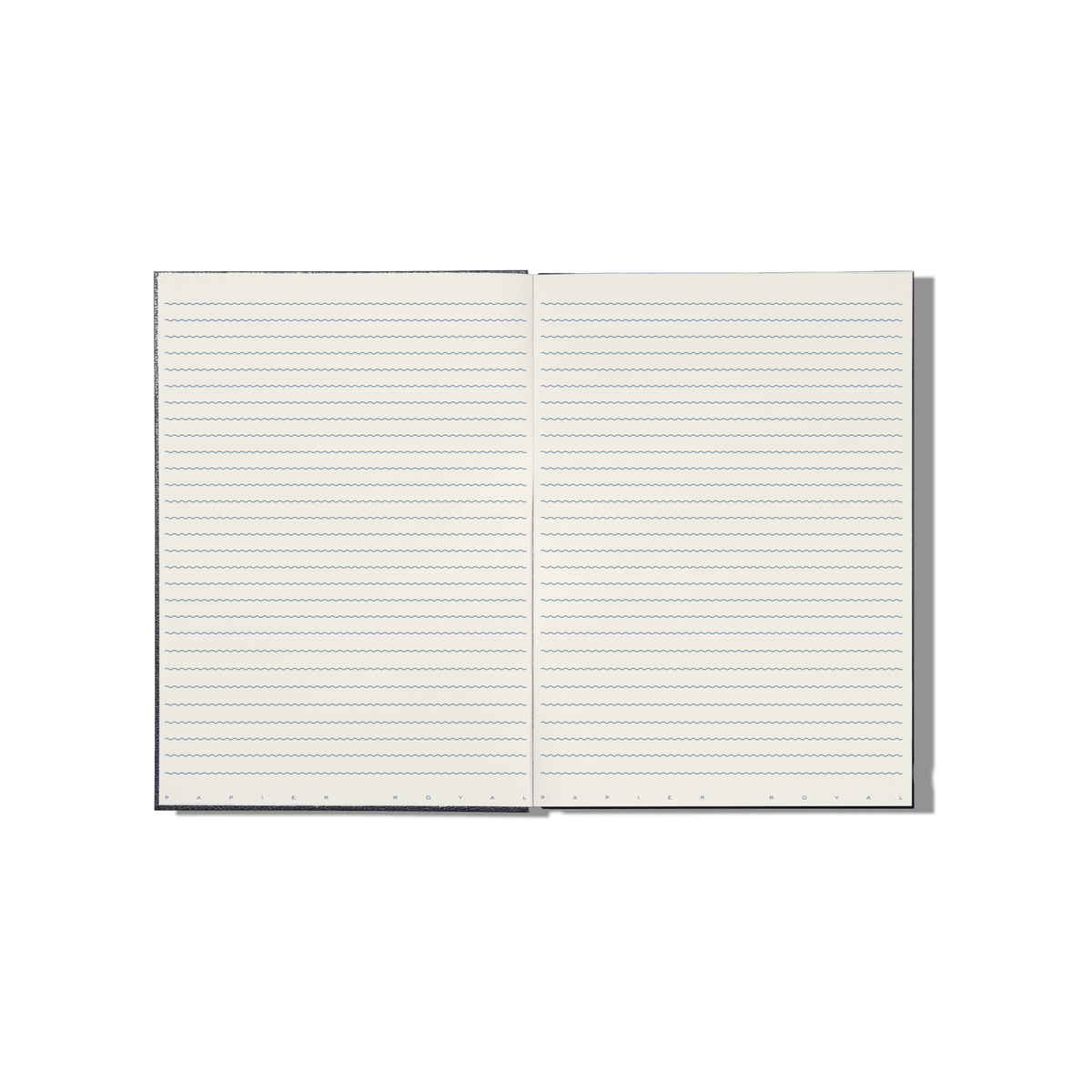 Papier Royal - Royal Notebook A4 Dark Blue Leather - Papier Royal