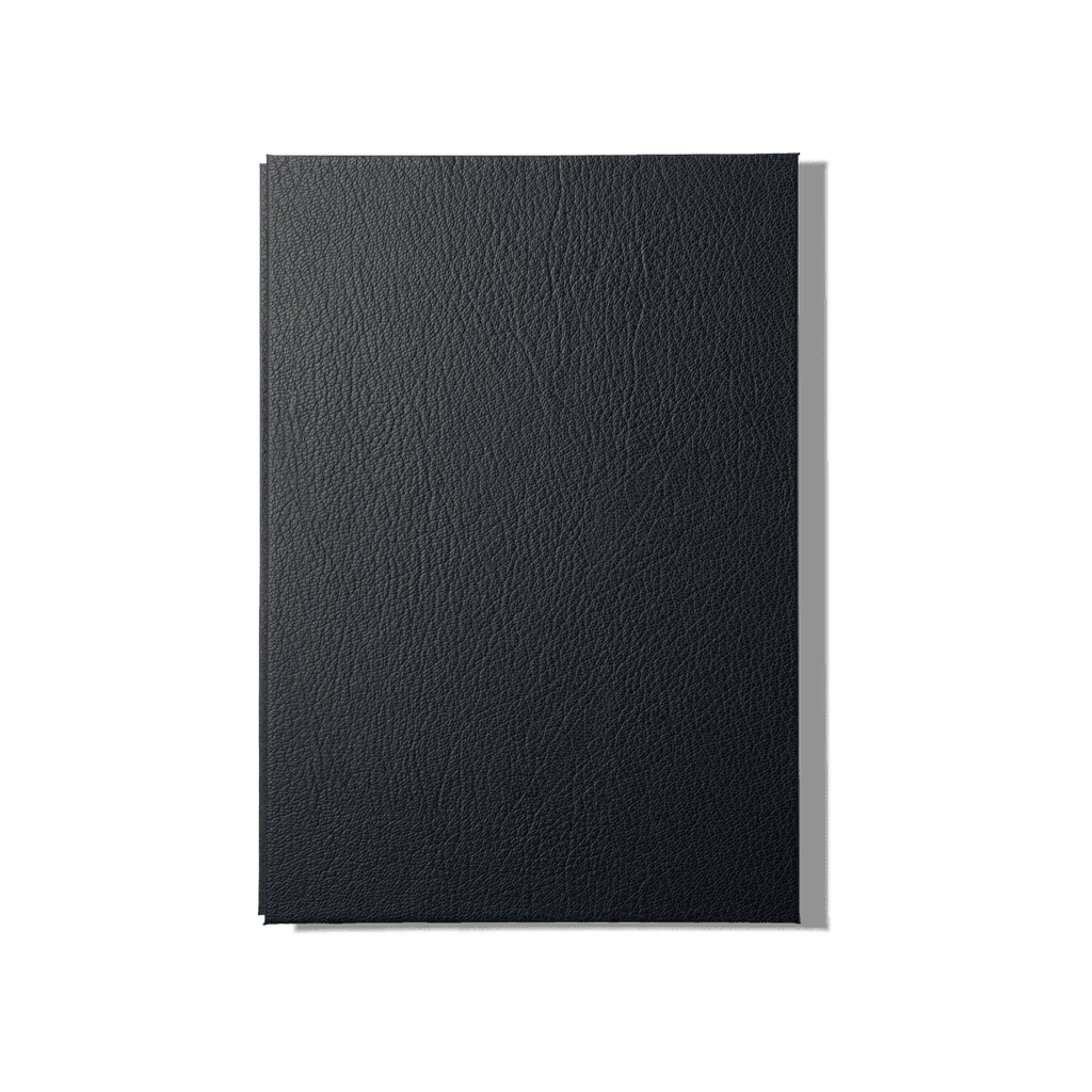 Papier Royal - Royal Notebook A4 Dark Blue Leather - Papier Royal