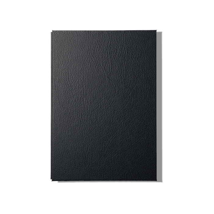 Papier Royal - Royal Notebook A4 Dark Blue Leather - Papier Royal