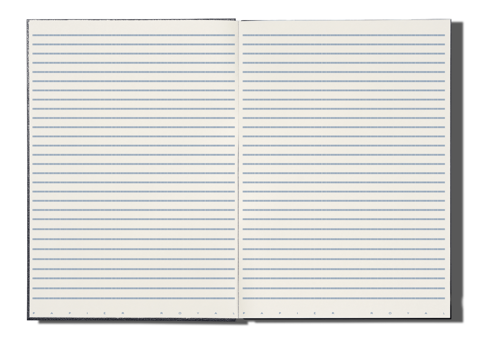 Papier Royal - Royal Notebook A4 Dark Blue Leather - Papier Royal
