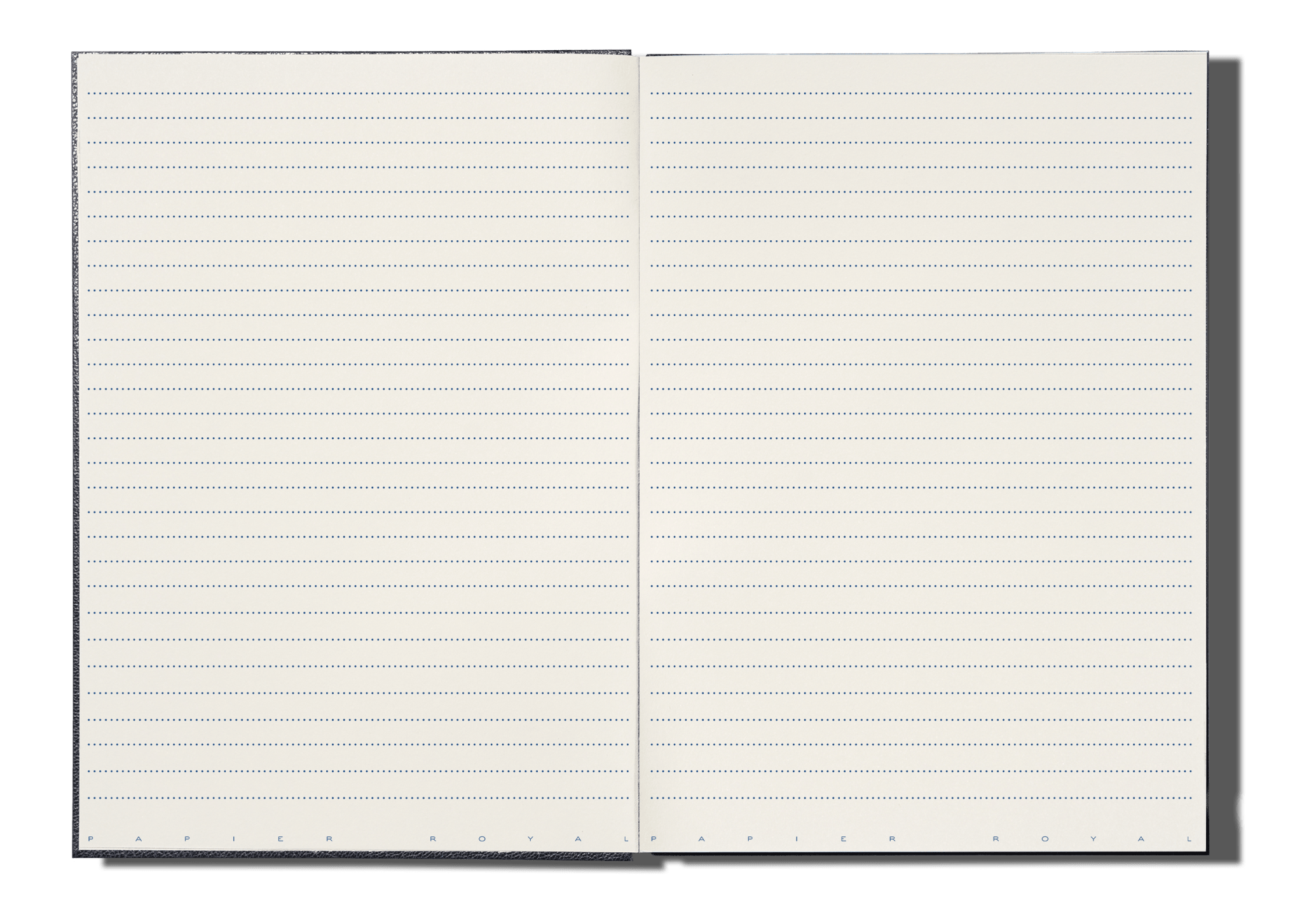 Papier Royal - Royal Notebook A4 Dark Blue Leather - Papier Royal