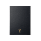 Papier Royal - Royal Notebook A4 Dark Blue Leather - Papier Royal