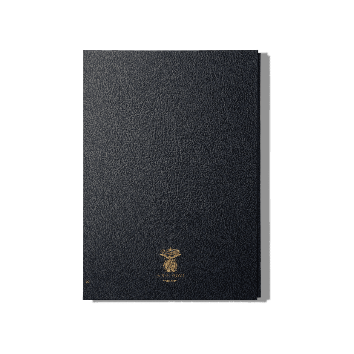 Papier Royal - Royal Notebook A4 Dark Blue Leather - Papier Royal