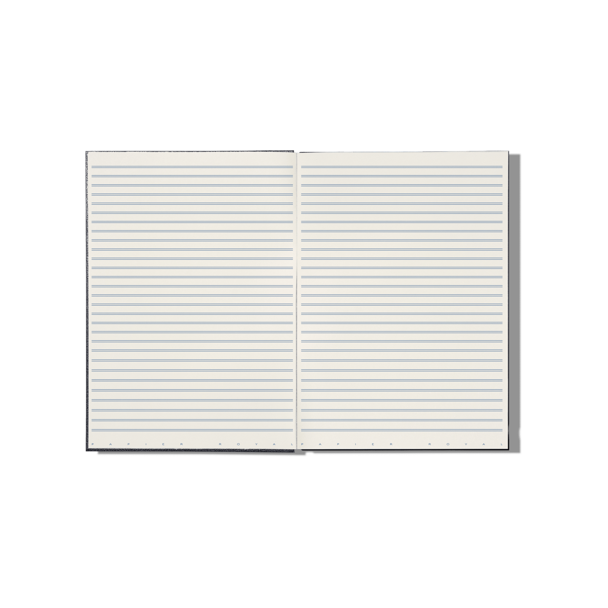 Papier Royal - Royal Notebook A4 Dark Blue Leather - Papier Royal