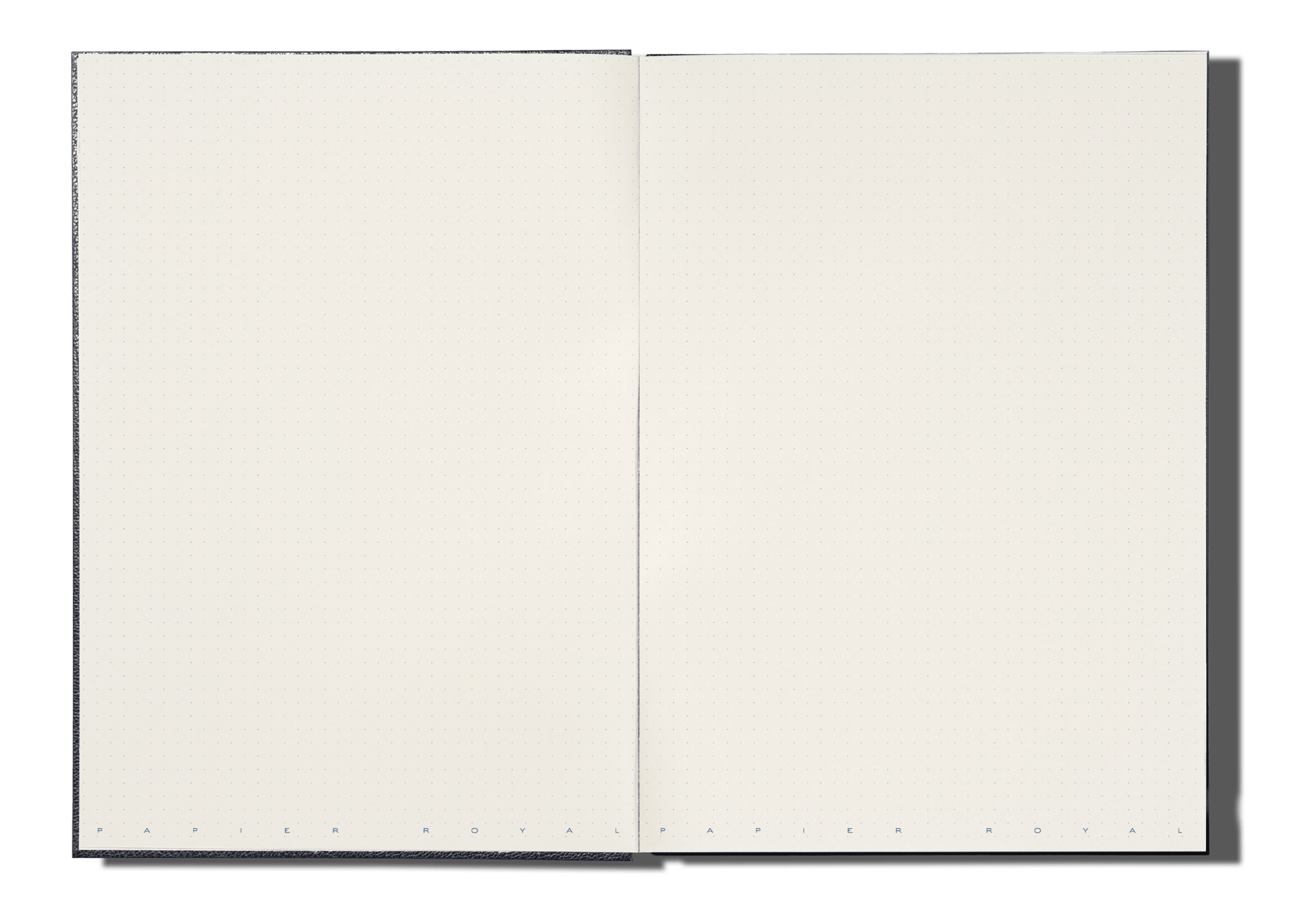 Papier Royal - Royal Notebook A4 Dark Blue Leather - Papier Royal