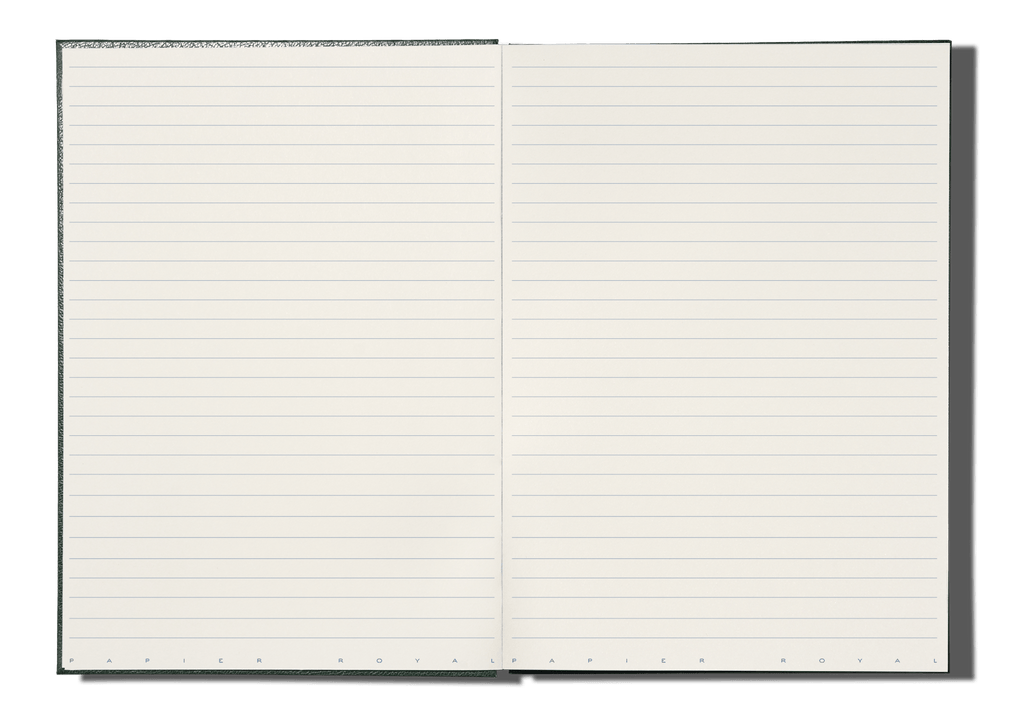 Papier Royal - Royal Notebook A4 Dark Green Canvas - Papier Royal