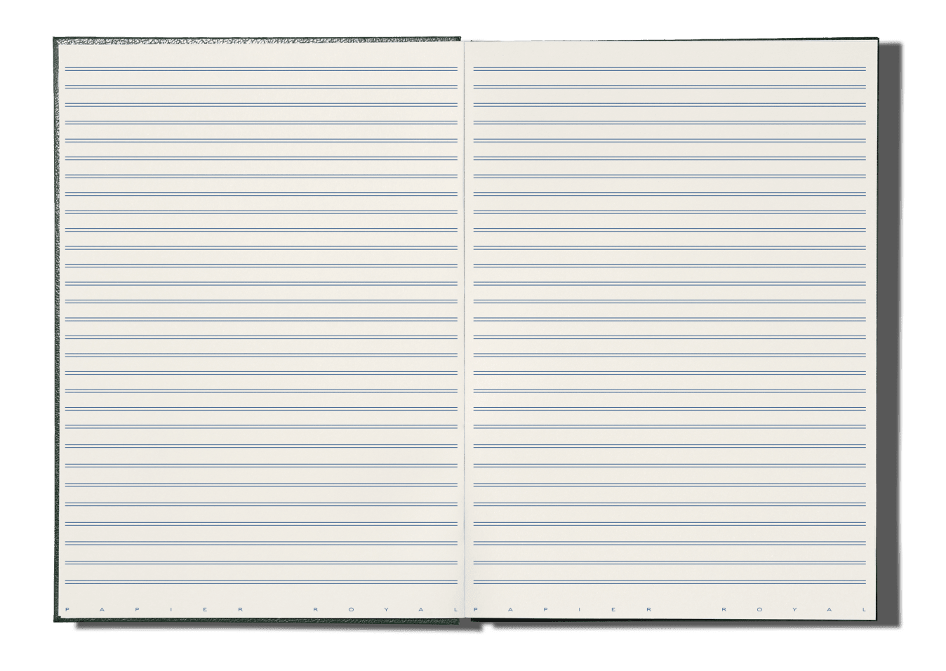 Papier Royal - Royal Notebook A4 Dark Green Canvas - Papier Royal