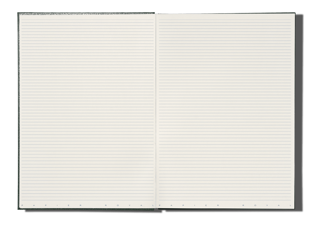Papier Royal - Royal Notebook A4 Dark Green Canvas - Papier Royal