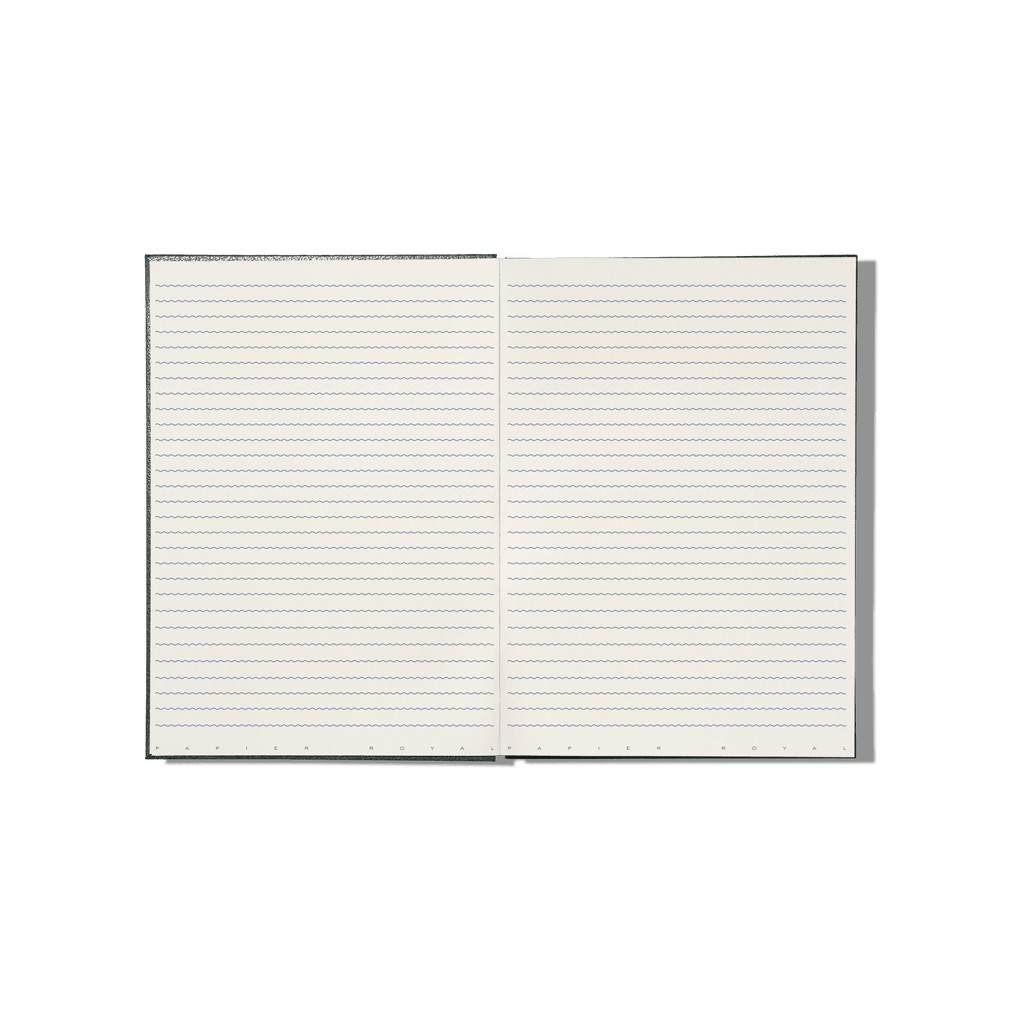 Papier Royal - Royal Notebook A4 Dark Green Canvas - Papier Royal
