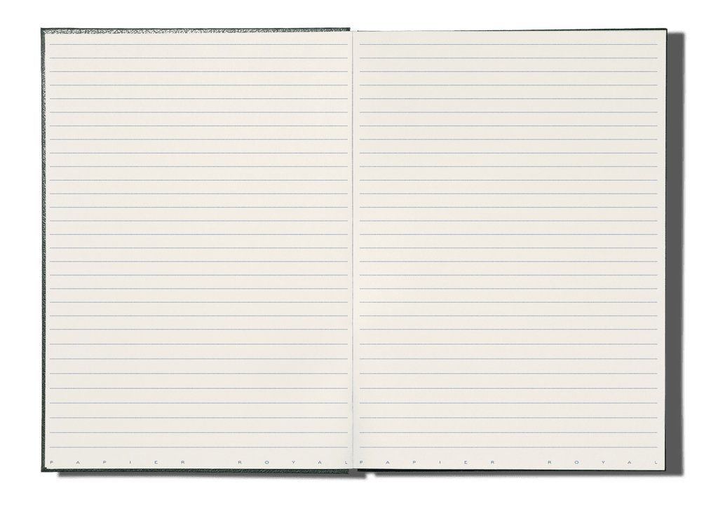 Papier Royal - Royal Notebook A4 Dark Green Canvas - Papier Royal