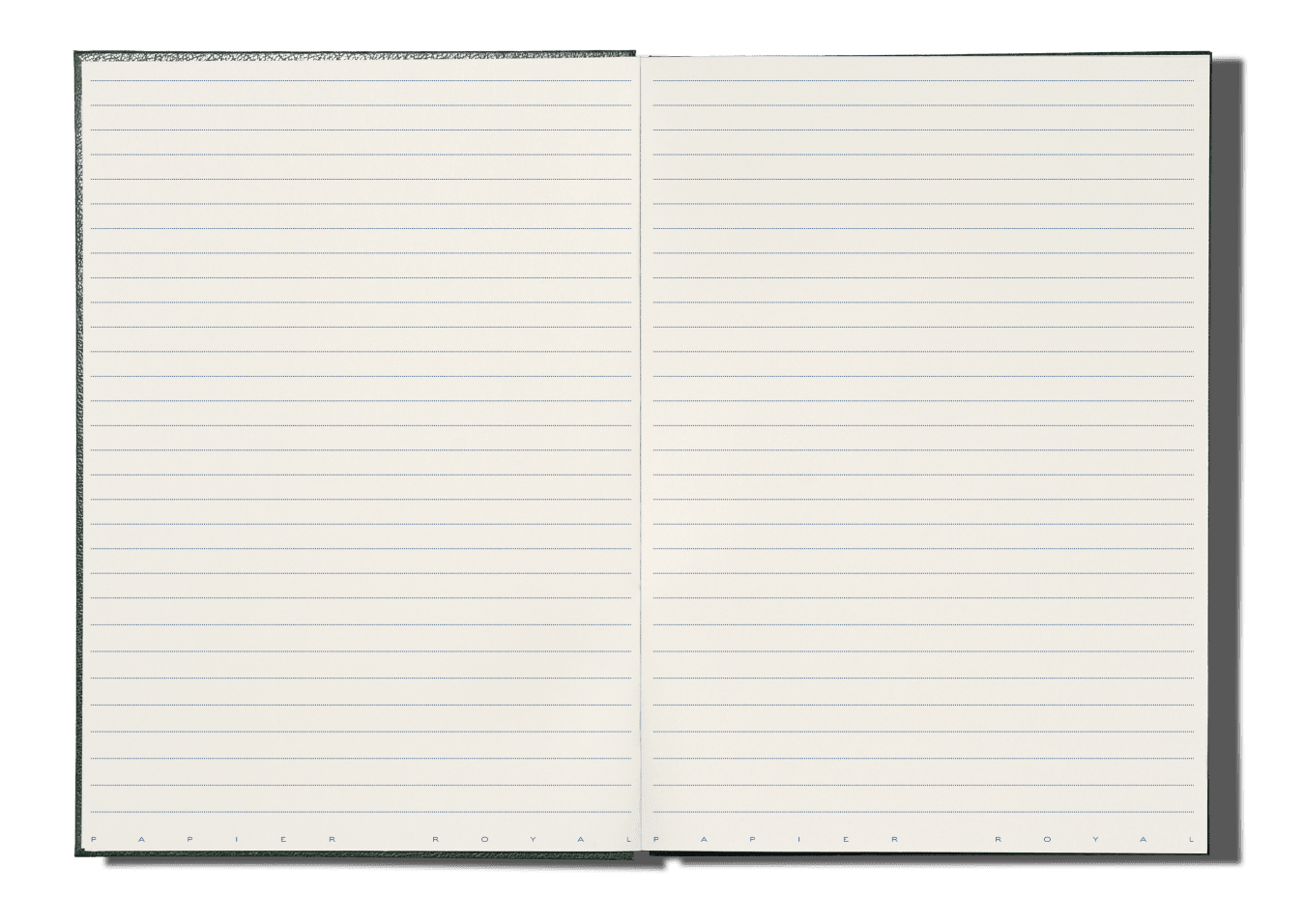 Papier Royal - Royal Notebook A4 Dark Green Canvas - Papier Royal