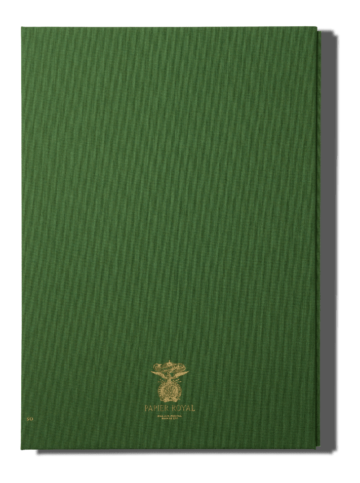 Papier Royal - Royal Notebook A4 Dark Green Canvas - Papier Royal