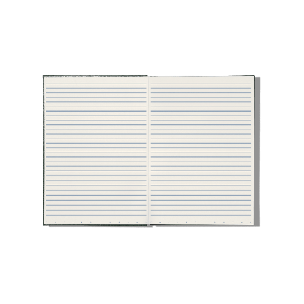 Papier Royal - Royal Notebook A4 Dark Green Canvas - Papier Royal