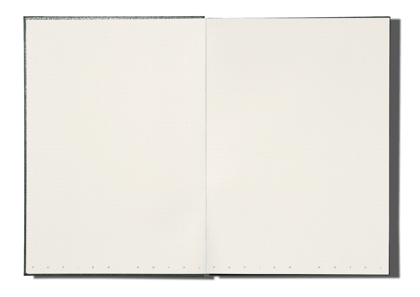 Papier Royal - Royal Notebook A4 Dark Green Canvas - Papier Royal